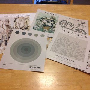 Habseligkeit Sage Green Master Wall Art Prints, Abstract Matisse Wall Art